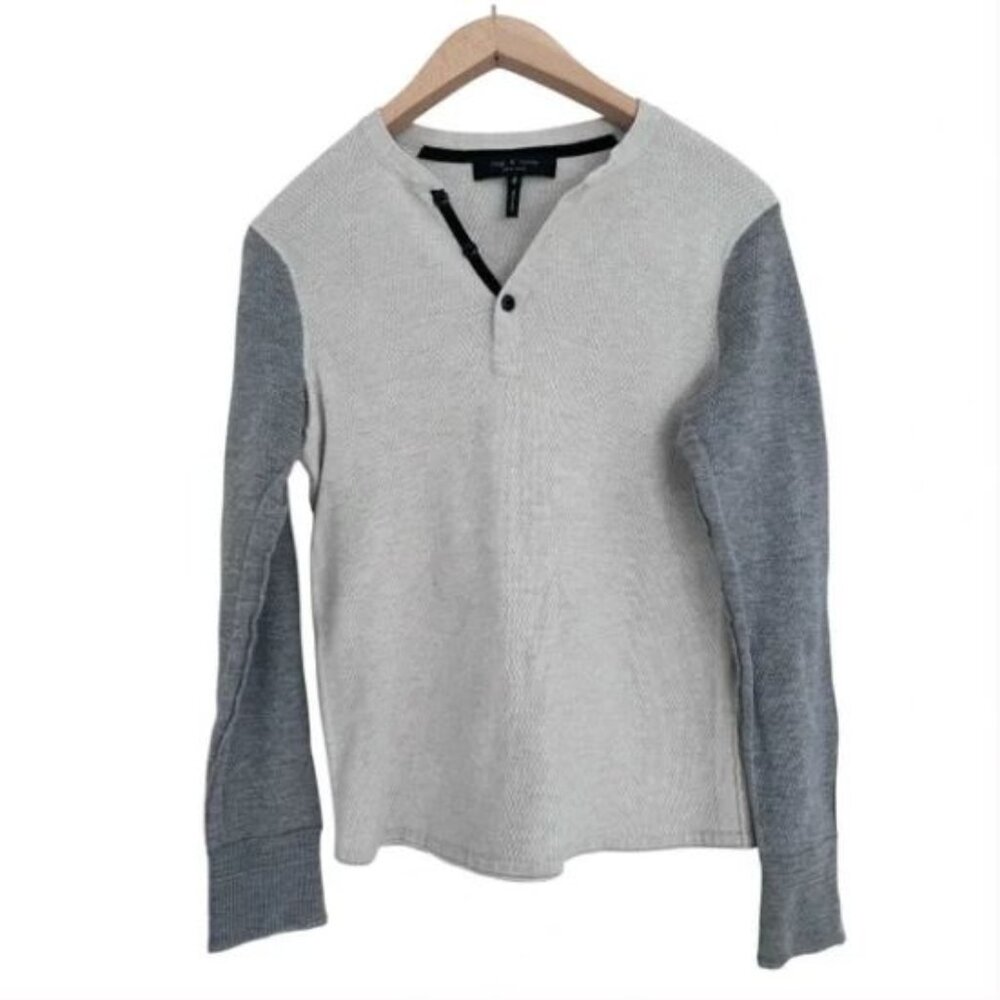 Rag & Bone Gregory Merino Wool Henley